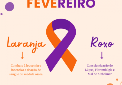 CAMPANHA FEVEREIRO ROXO E LARANJA